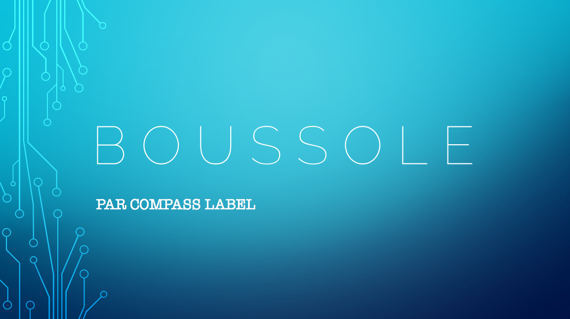 BOUSSOLE – Compass Label